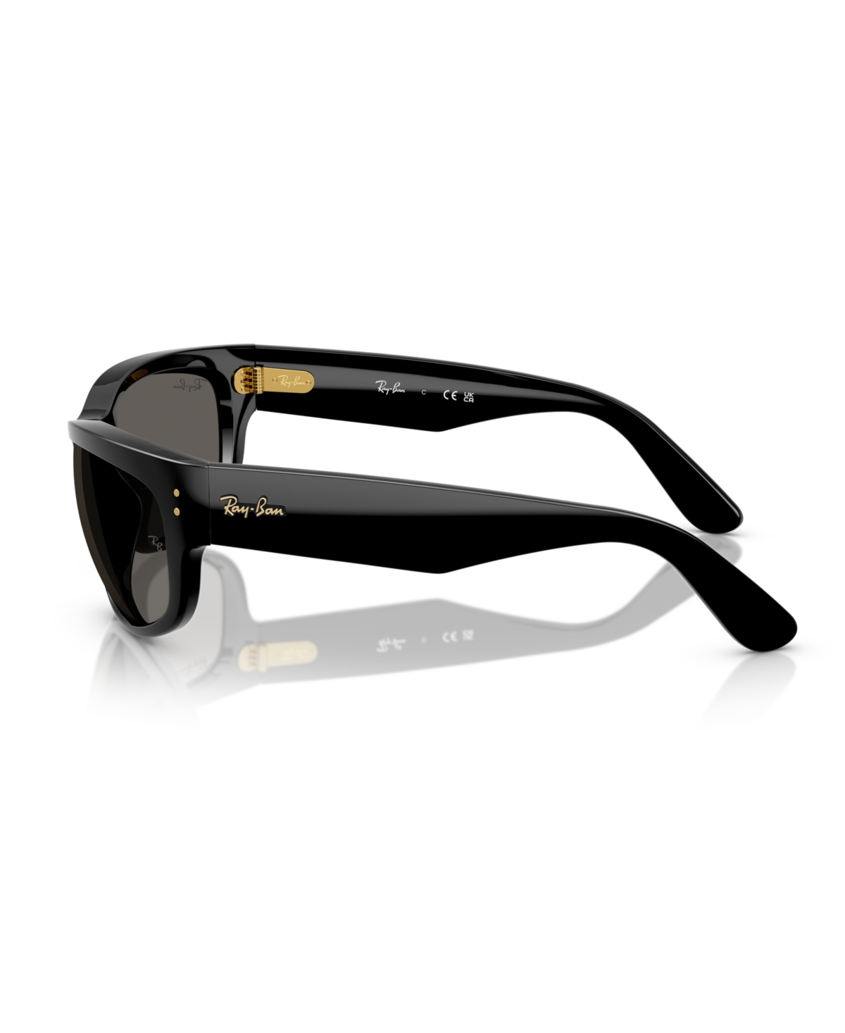 Ray Ban Mega Balorama Blacked Out Collection Sonnenbrillen Schwarz Fassung Grau Glas 63-19 In Black