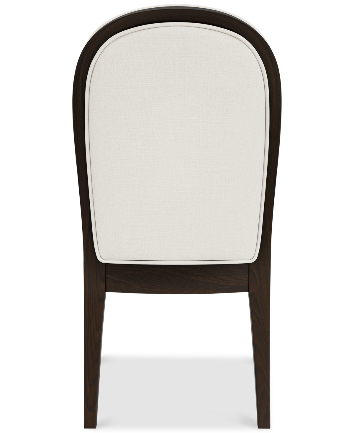 Macy's Mazen Curved Side Chair In White