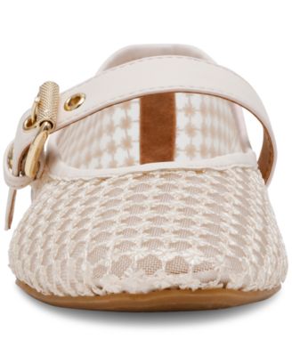 Women's Mulaney Floral Lace Mesh Mary Jane Flats