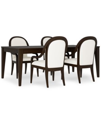 Mazen 5-Pc. Dining Set (Table & 4 Arm Chairs)
