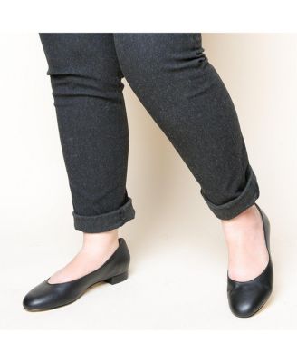 Women's Customizable Black Ballet Flats