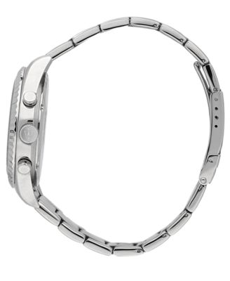 Men's Multifunction Stainless Steel Watch, 43mm