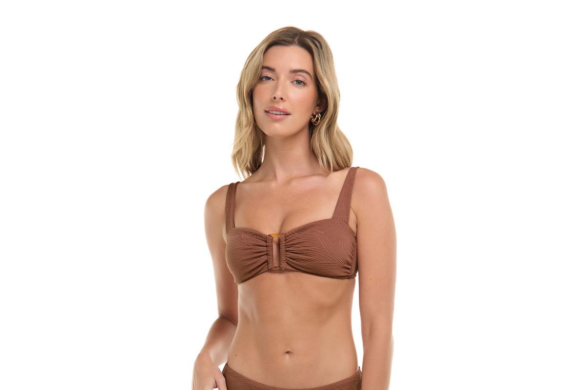 Women's Zen Garden Ebba Bandeau Top - Mahogany