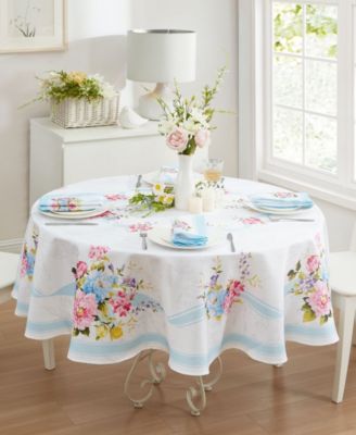 Elrene - Rose Cottage Engineered Tablecloth