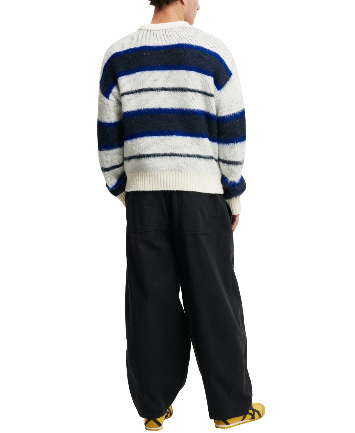 Shop Cotton On Men's Super Baggy Pants In Black