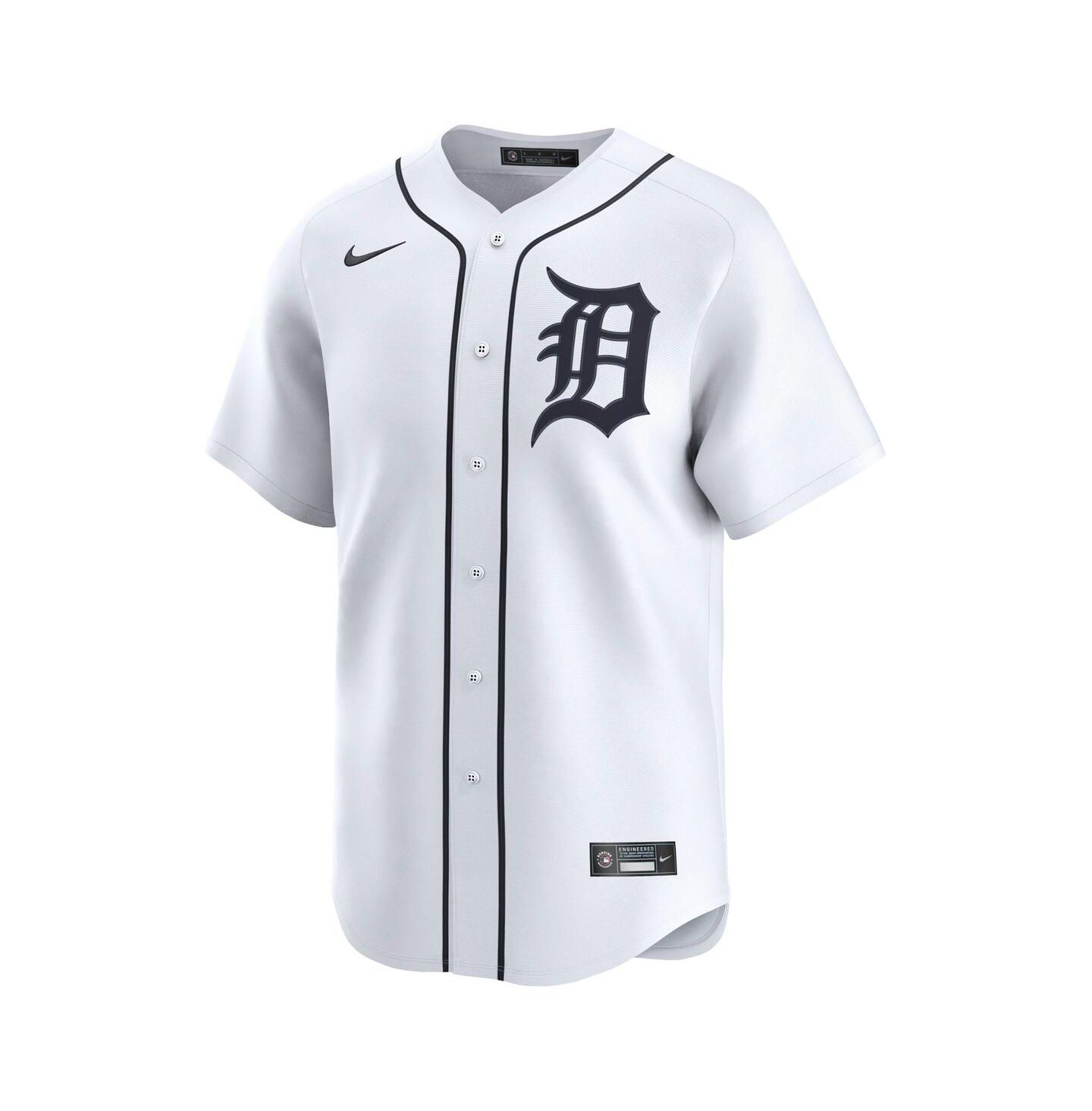 Мужской топ Nike Tarik Skubal White Detroit Tigers Home Limited Player Jersey — фото 3