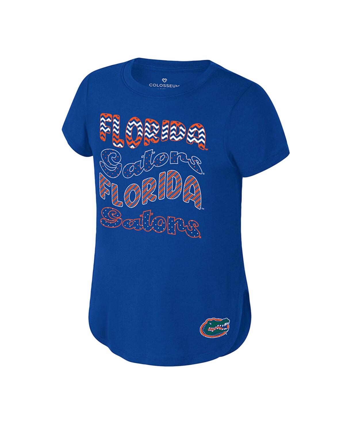 Colosseum Big Boys And Girls Royal Florida Gators Rogan T-shirt In Royal