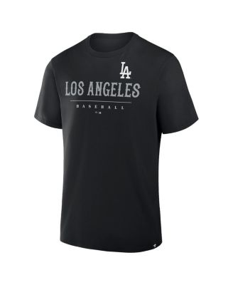 Men's Black Los Angeles Dodgers Color Pop Legacy Clubhouse T-Shirt