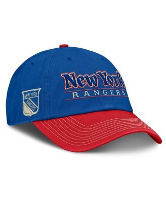 Fanatics - Men's Blue/Red New York Rangers Heritage Home Ice Two-Tone Adjustable Hat