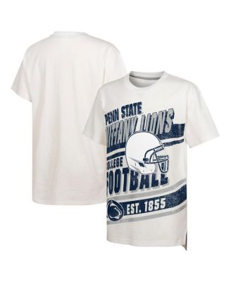 Outerstuff - Big Boys and Girls White Penn State Nittany Lions Let's Get Loud Oversized T-Shirt