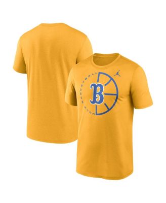 Men's Gold UCLA Bruins Legend Basketball Icon Performance T-Shirt