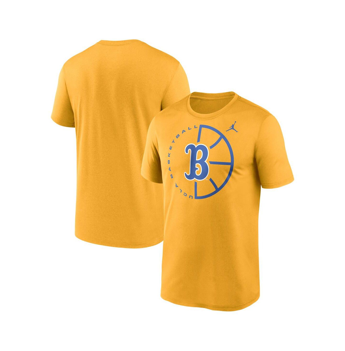 Мужская футболка Jordan Gold Ucla Bruins Legend Basketball Icon Performance — фото 4
