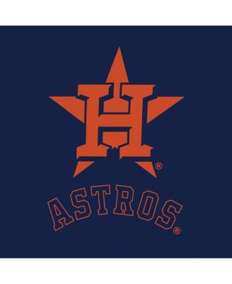 Women's Navy/White Houston Astros Backup Option Pullover Hoodie