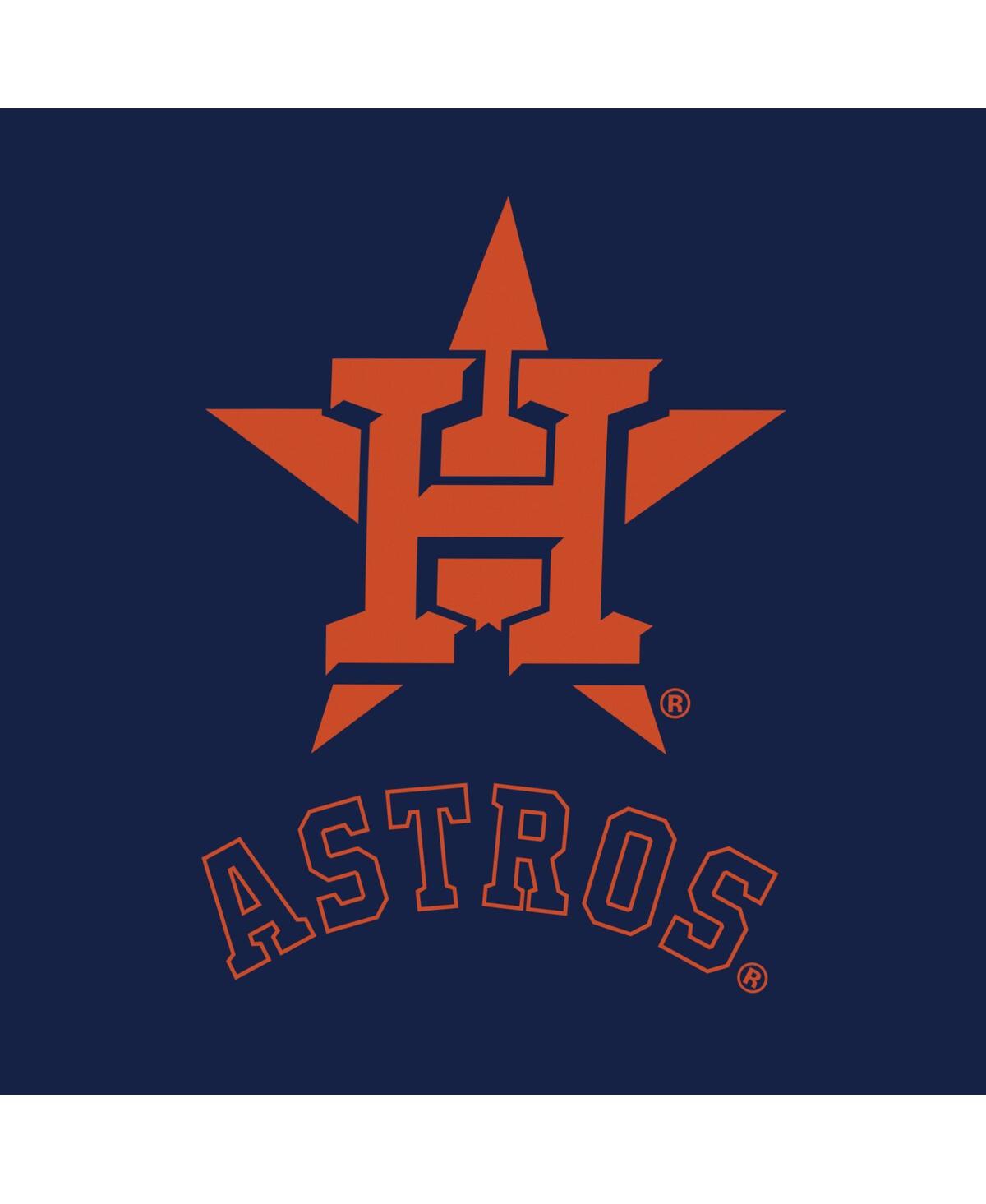 Fanatics Women's Navy/white Houston Astros Backup Option Pullover Hoodie In Navy,white