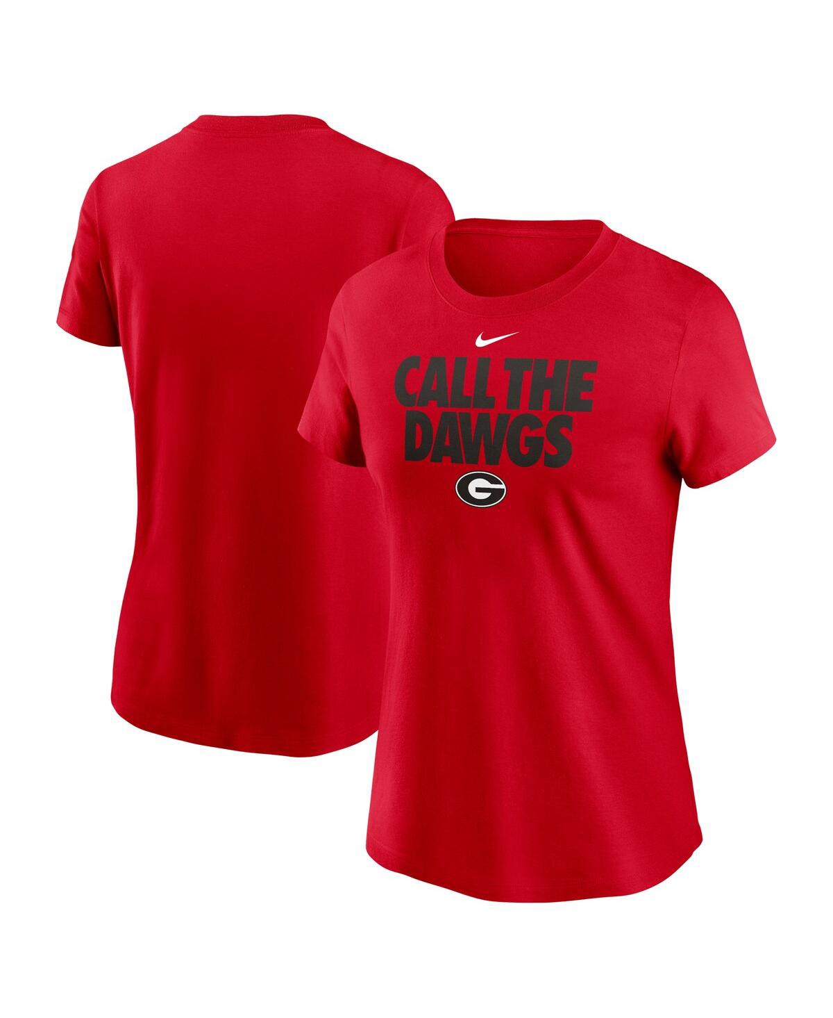 Nike Women's Red Georgia Bulldogs Local Ultimate Chant T-Shirt - Red