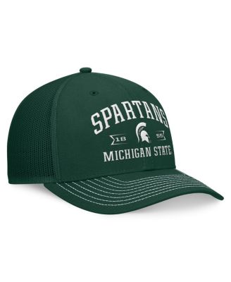 Men's Green Michigan State Spartans Carson Trucker Adjustable Hat