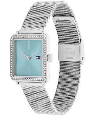 Women's Quartz Silver-Tone Stainless Steel Bracelet Watch, 21.3mm