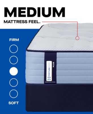 Posturepedic Kersall 14" Medium Tight Top Mattress Set - Queen Split