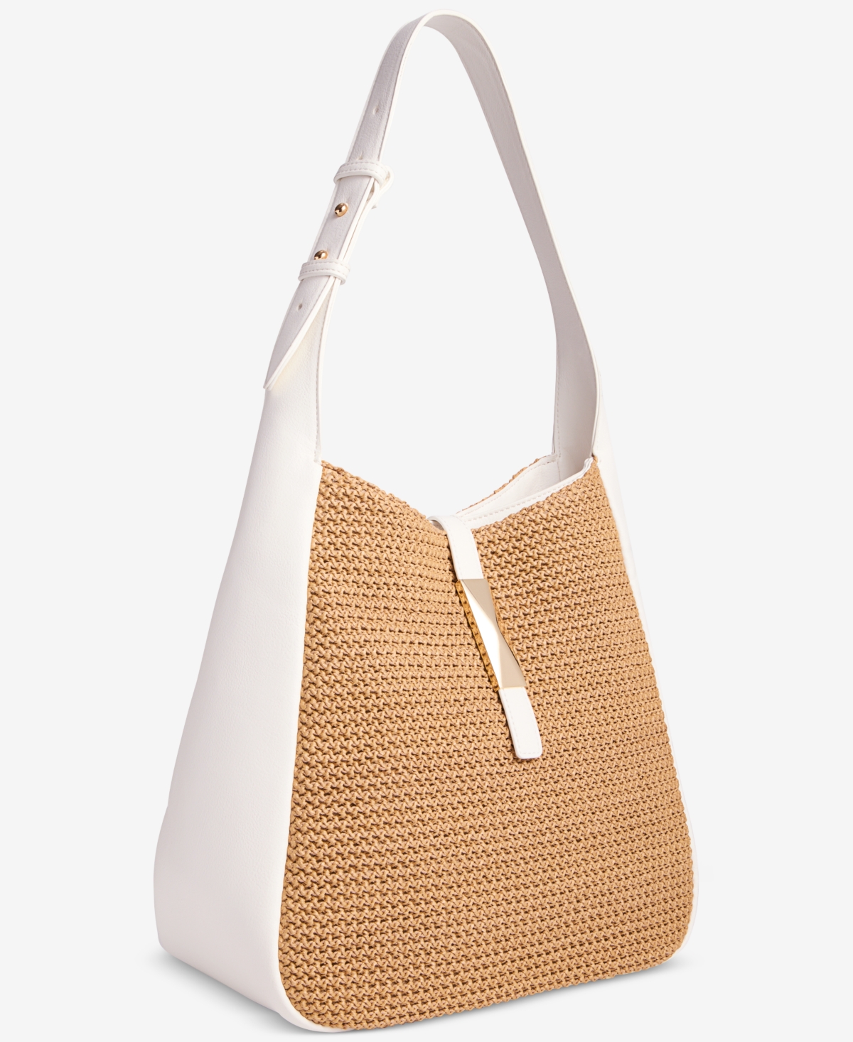 I.n.c. International Concepts Salee Straw Shoulder Bag, Exclusively at Macy's