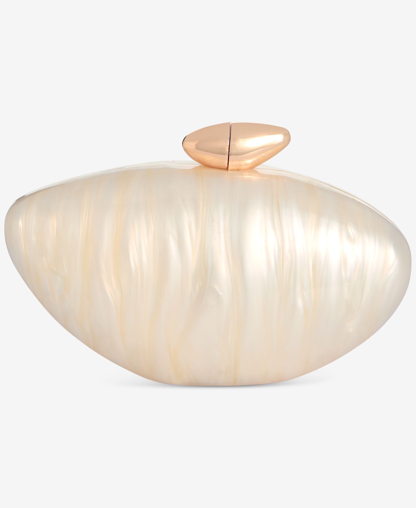 Женский клатч I.N.C. International Concepts Acrylic Shell Clutch, цвет: Жемчужный — фото 2