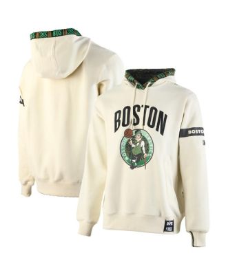 Two Hype - x NBA Men's Cream Boston Celtics Culture Hoops Collection Premium Pullover Hoodie
