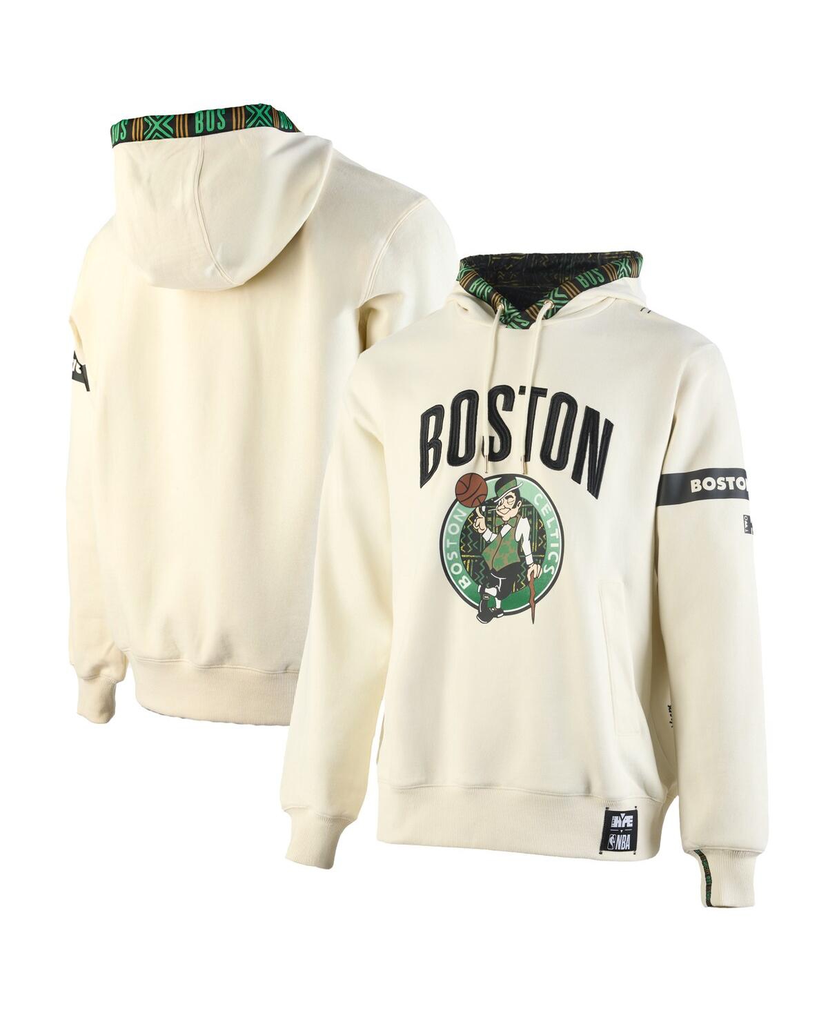 x Nba Men's Cream Boston Celtics Culture Hoops Collection Premium Pullover Hoodie - Cream