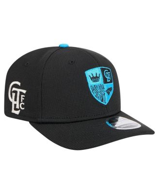 New Era - Men's Black Charlotte FC 2025 Jersey Hook 9SEVENTY Stretch-Snap Hat