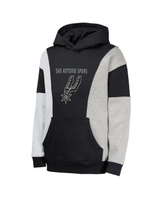 Big Boys and Girls Black San Antonio Spurs Ace In the Hole Pullover Hoodie