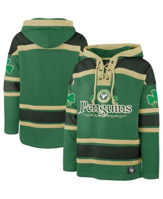 '47 Brand - Kelly Green Pittsburgh Penguins St. Patrick's Day McLucky Superior Lacer Pullover Hoodie