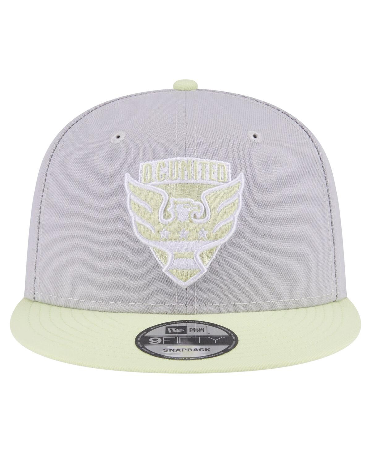 NEW ERA MEN'S GRAY D.C. UNITED COLOR PACK TWO-TONE 9FIFTY SNAPBACK HAT 