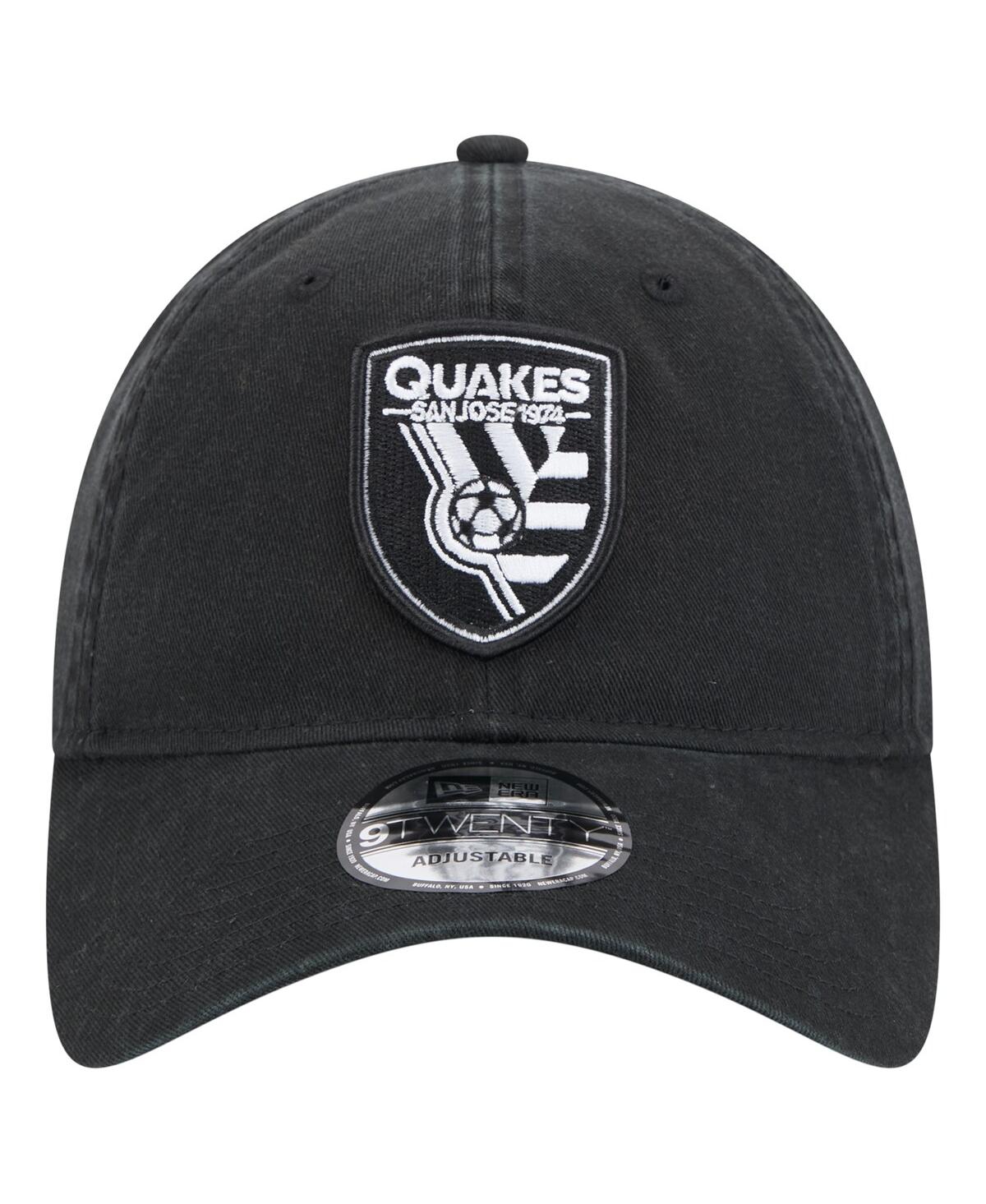 NEW ERA MEN'S BLACK SAN JOSE EARTHQUAKES 2025 KICKOFF 9TWENTY ADJUSTABLE HAT 