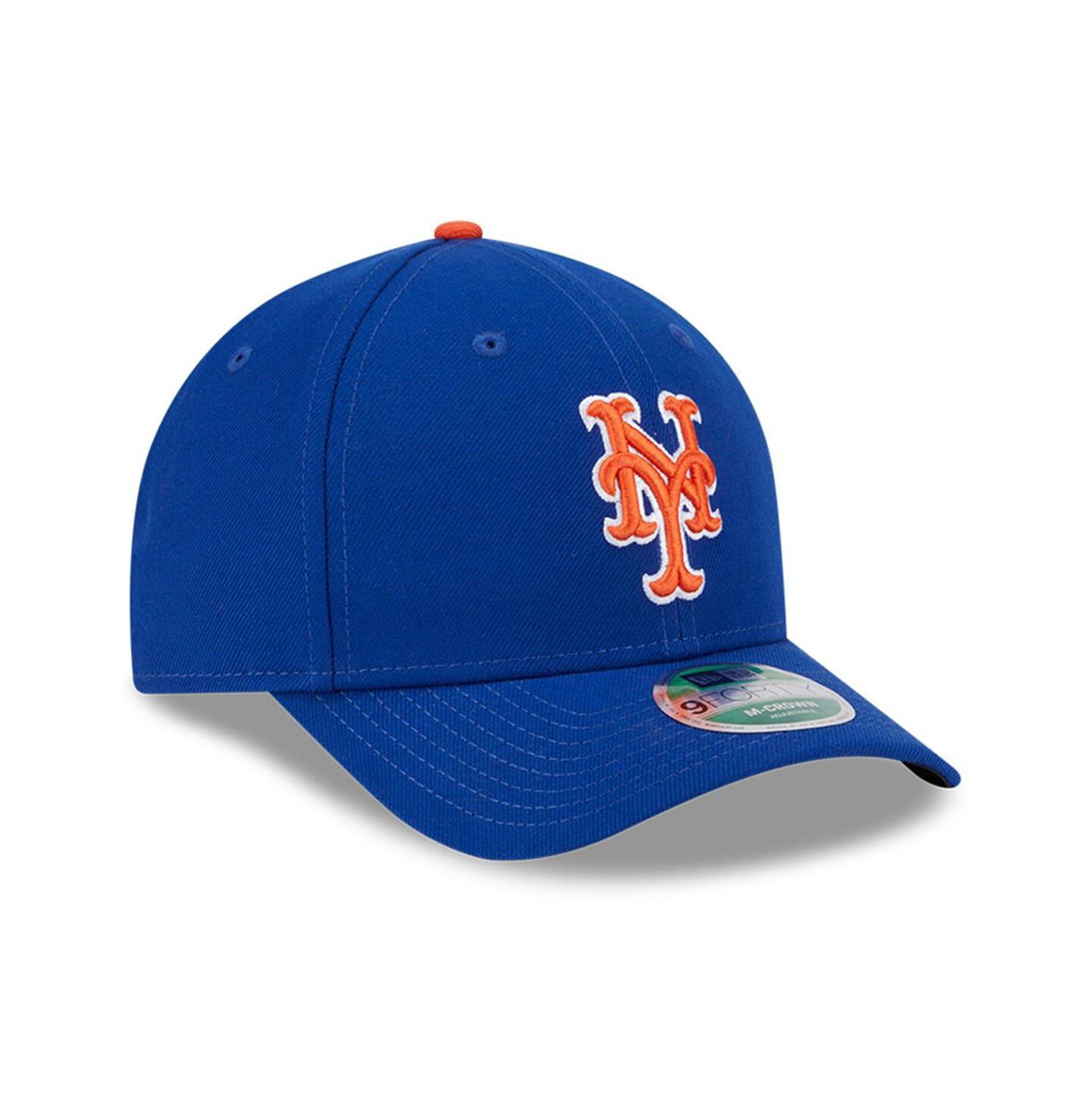Мужская кепка New Era Royal New York Mets Player Replica 9FORTY Adjustable Hat — фото 4