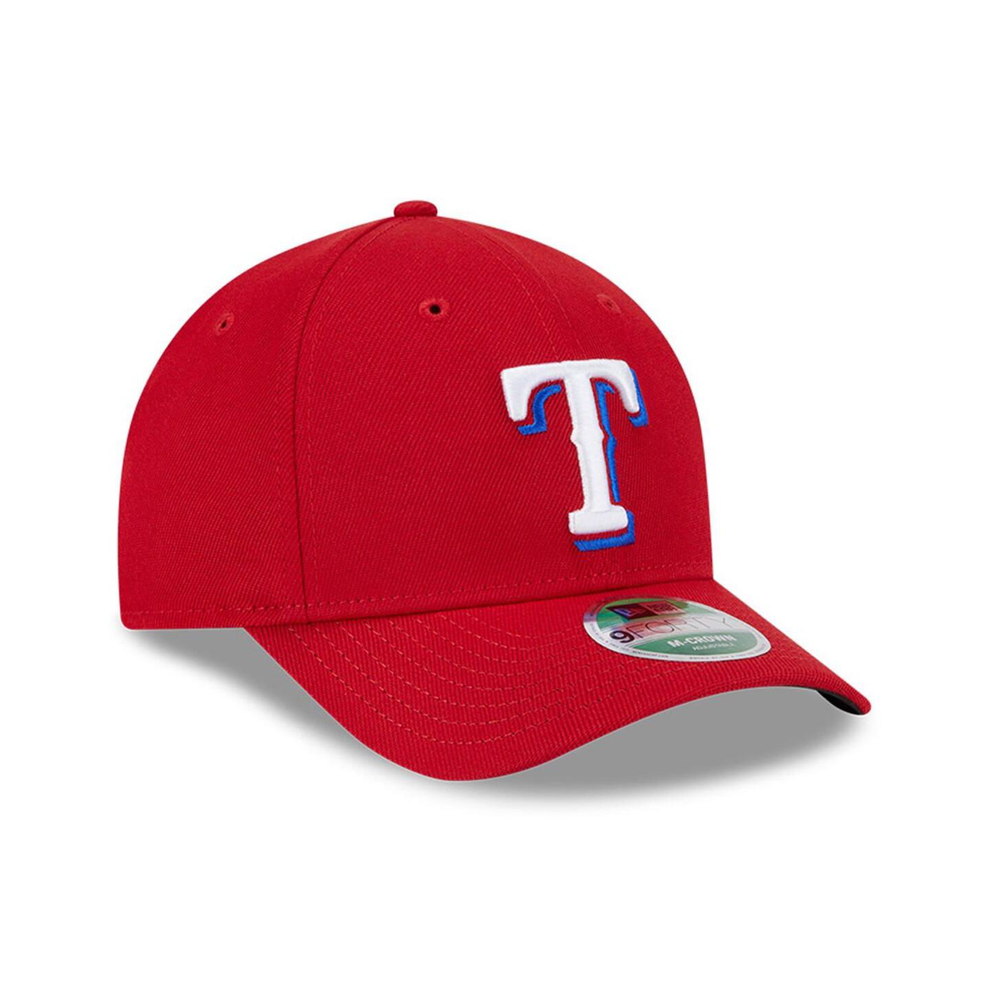 Мужская кепка New Era Red Texas Rangers Player Replica 9FORTY Adjustable Hat — фото 4