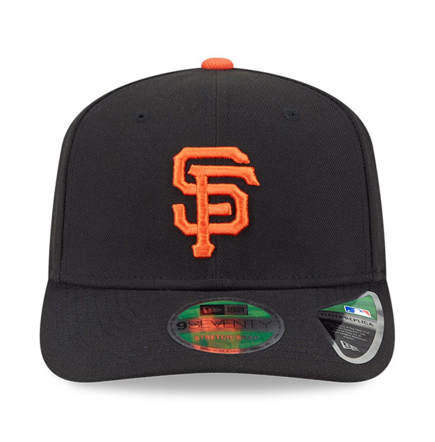 Мужская кепка New Era Black San Francisco Giants Player Replica 9SEVENTY Adjustable Hat — фото 5