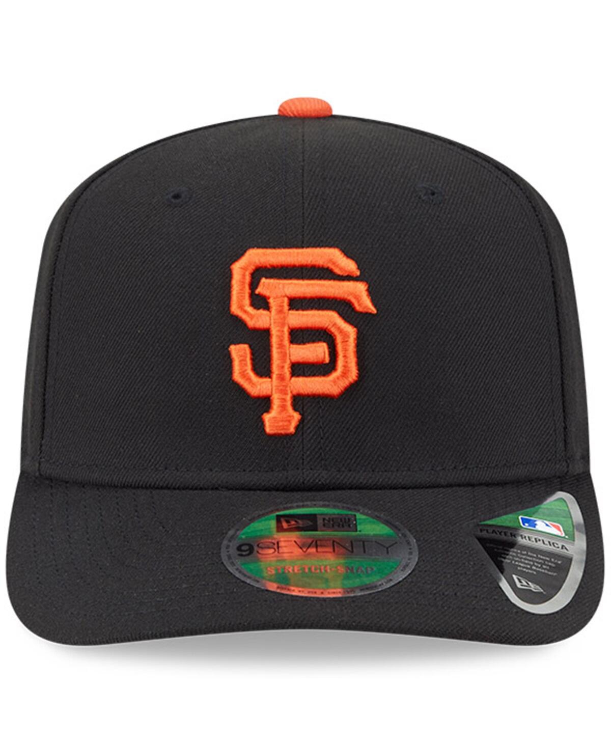 NEW ERA MEN'S BLACK SAN FRANCISCO GIANTS PLAYER REPLICA 9SEVENTY ADJUSTABLE HAT 