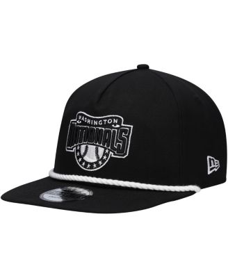 New Era - Men's Black Washington Nationals Golfer Snapback Hat