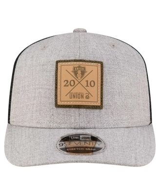 Men's Heather Gray Philadelphia Union 9SEVENTY COOLERA Stretch-Snap Adjustable Hat