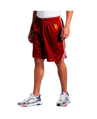 Fanatics - Men's  Cardinal USC Trojans Big Tall Dual Stripe Mesh Short