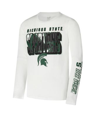 Big Boys and Girls Michigan State Spartans In the Mix T-Shirt Combo Set
