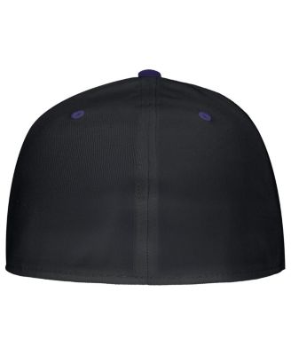 Men's Black TCU Horned Frogs On-Field Baseball Performance Fitted Hat