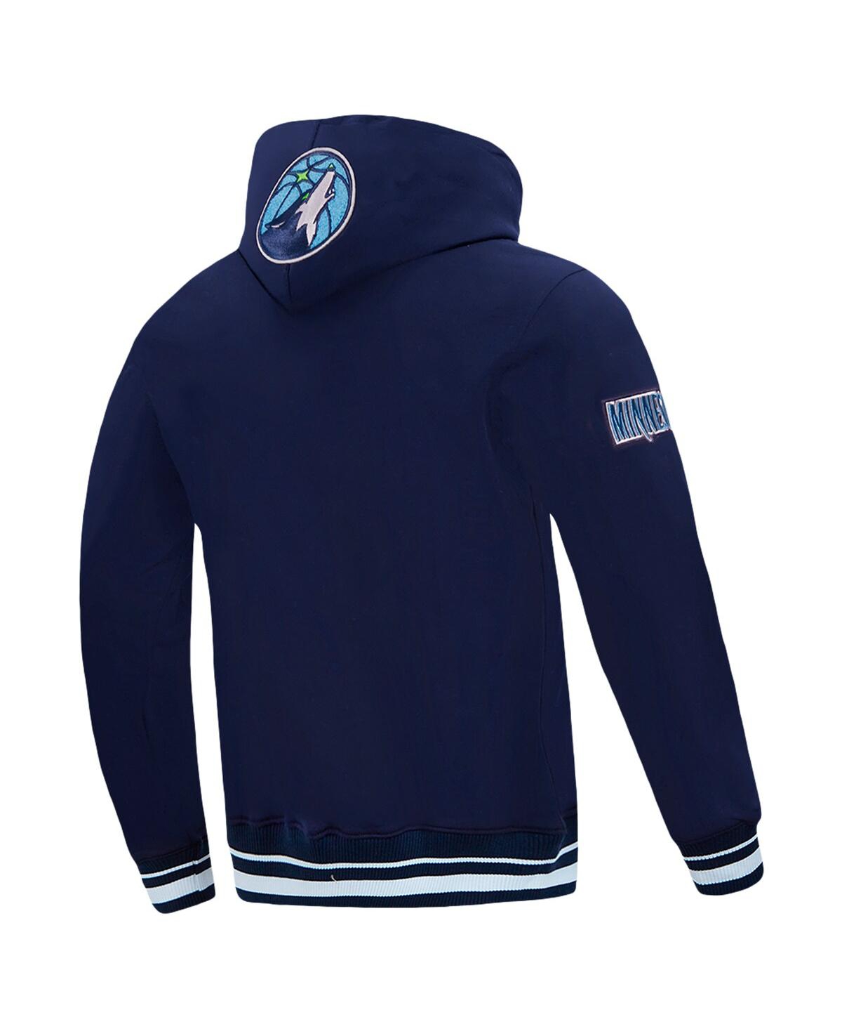 Pro Standard Men's Navy Minnesota Timberwolves Area Code Pullover Hoodie In Navy