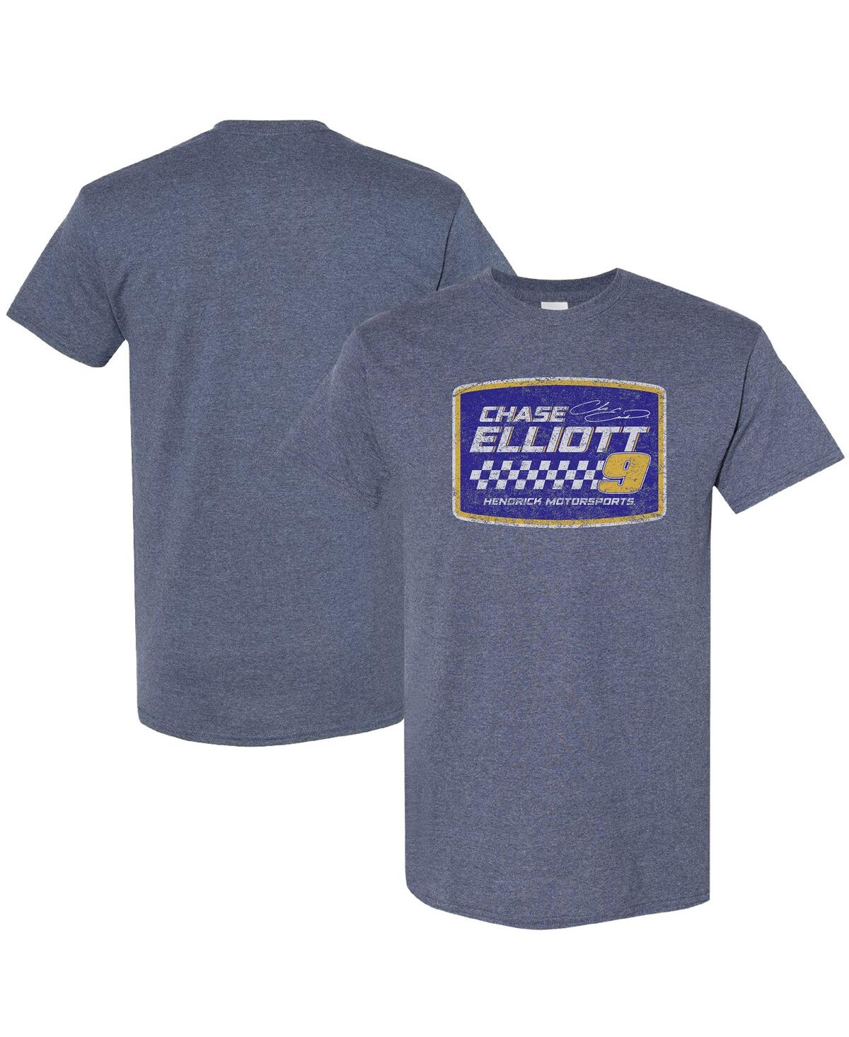 Men's Heather Navy Chase Elliott Vintage T-Shirt - Heather Navy