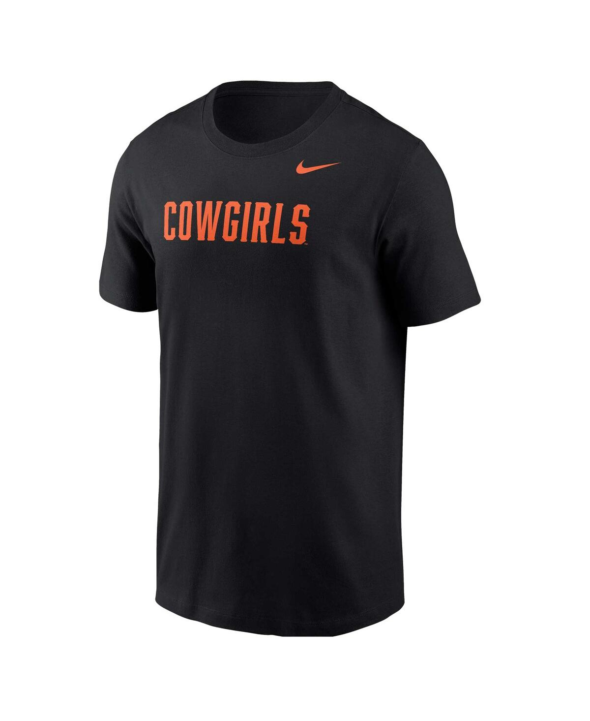 Nike Men's Black Oklahoma State Cowboys Cowgirls Logo T-shirt In Black