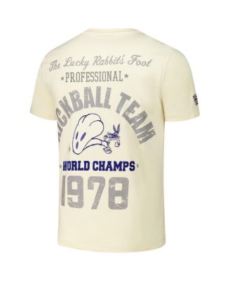 Men's Cream Looney Tunes Kickball Team T-Shirt