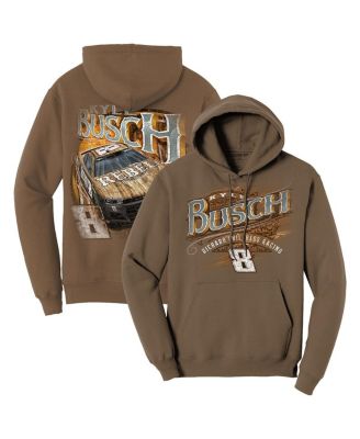 Richard Childress Racing Team Collection - Men's Brown Kyle Busch Rebel Bourbon Pullover Hoodie