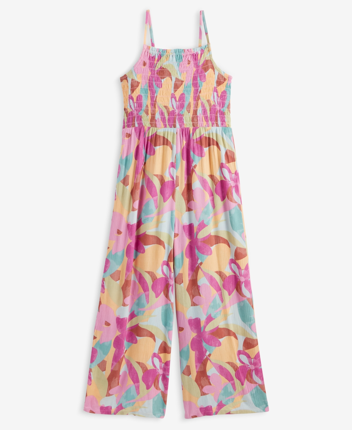 Roxy Big Girls Coastal Life Jumpsuit In Lilac Chiffon