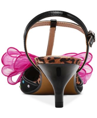 Women's Lillyan T-Strap Kitten-Heel Pumps