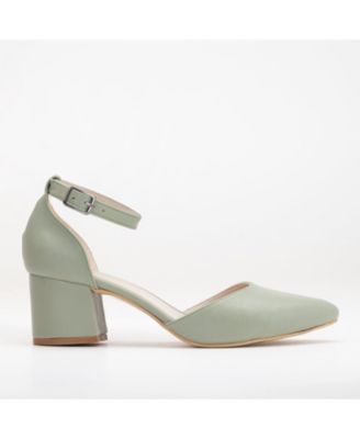 Marcelle Low Block Heel Pumps