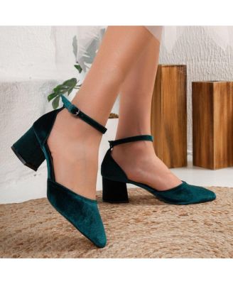 Marcelle Low Block Heel Pumps