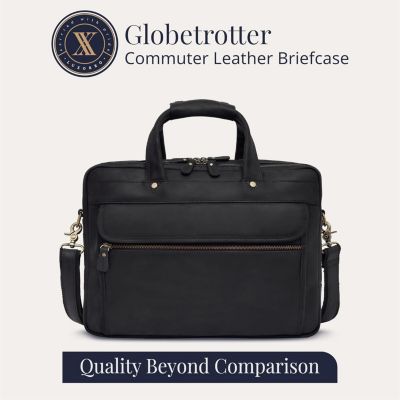 Large Leather Briefcase - Large Capacity & Elegant - Perfect for Daily Usage